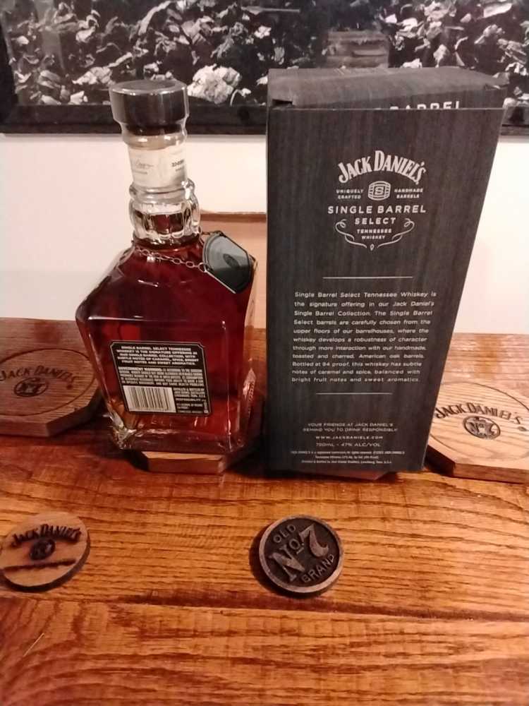 Single Barrel Select JD Fire Brigade Bottle 4-1-22 - Jack Daniel Distillery (750 mL) alcohol collectible - Main Image 3