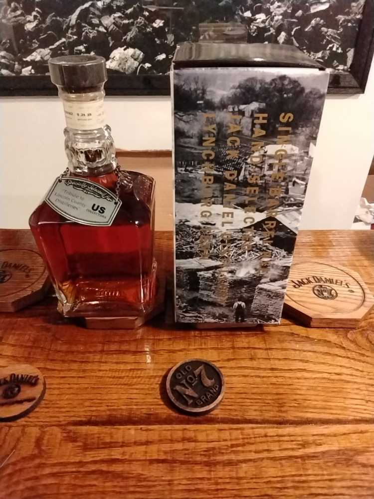 Singlr Barrel Rye US Collectors Tribute to Lincoin County Dist. 9-21-19 - Jack Daniel Distillery (750 mL) alcohol collectible - Main Image 4