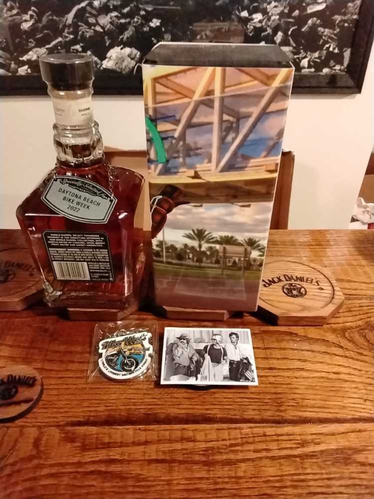 Sunshine State Daytona Bike Week 4-1-22 - Jack Daniel Distillery (750 mL) alcohol collectible - Main Image 3