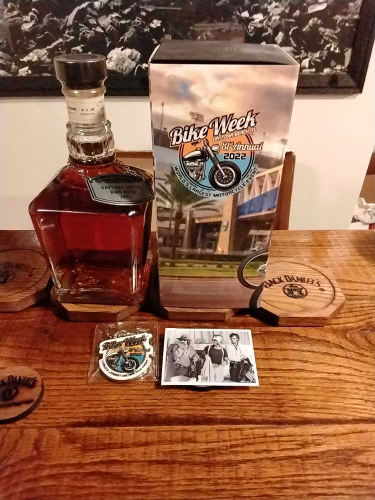 Sunshine State Daytona Bike Week 4-1-22 - Jack Daniel Distillery (750 mL) alcohol collectible - Main Image 4