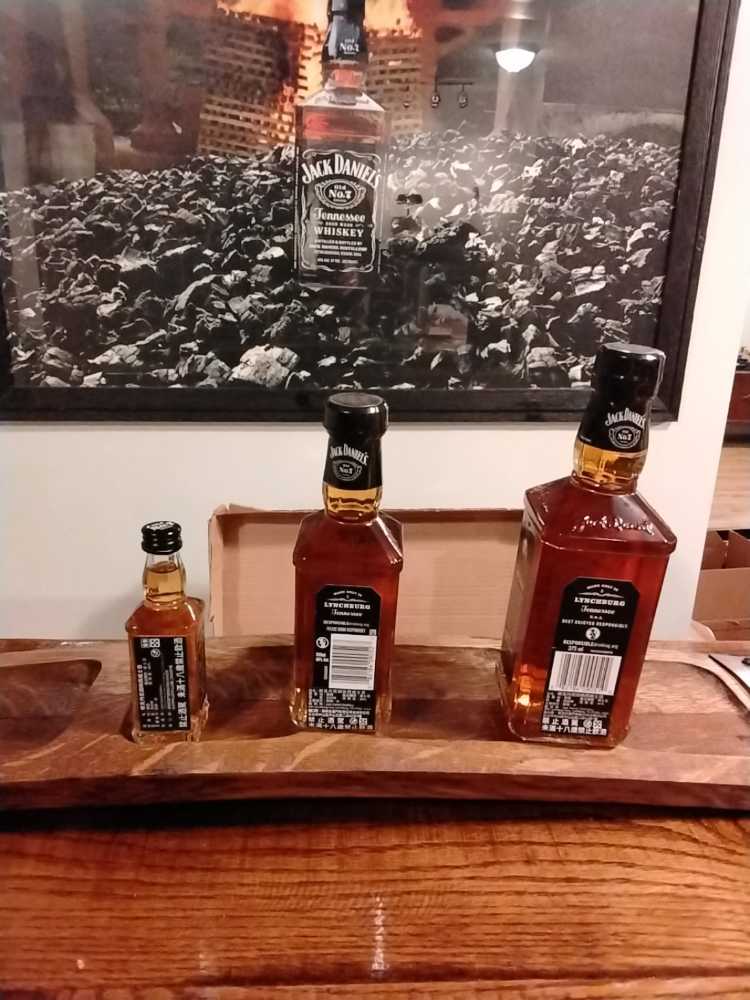 Black Label Set of Tailand 50 mil 200 mil 375 mil 2022 - Jack Daniel Distillery (50 mL) alcohol collectible - Main Image 3