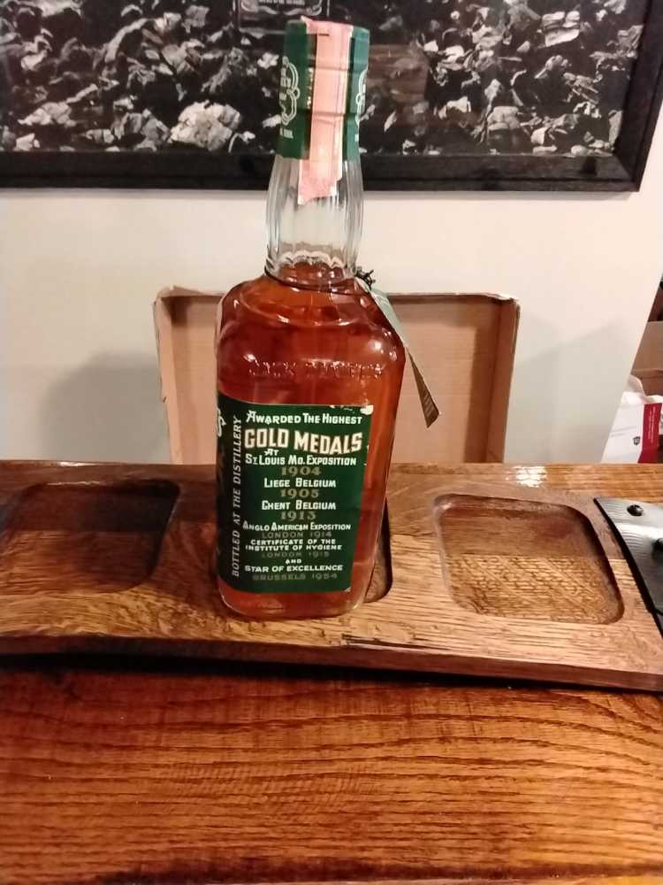 Green Label 750 Mil 1978 - Jack Daniel Distillery (1 L) alcohol collectible - Main Image 4