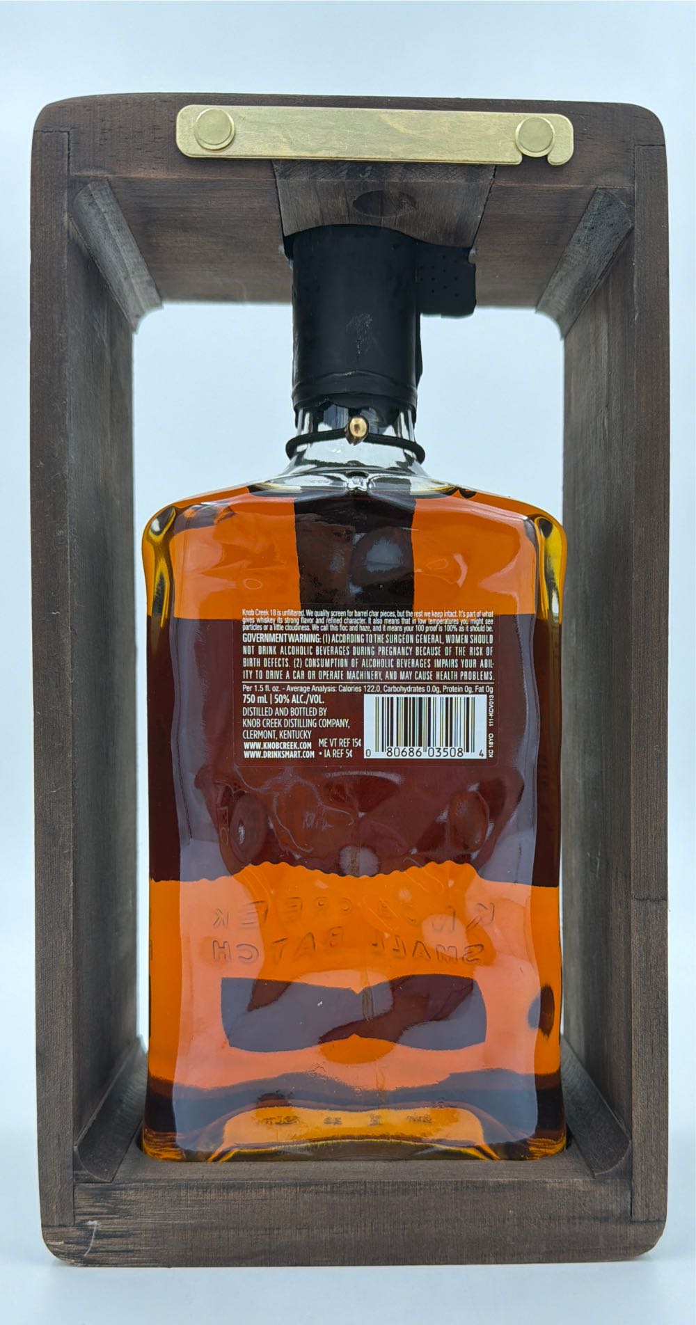 Knob Creek 30th Anniversary 18 Year Old  - James B. Beam Distilling Co. (Jim Beam), Clermont, Kentucky (750 mL) alcohol collectible - Main Image 4