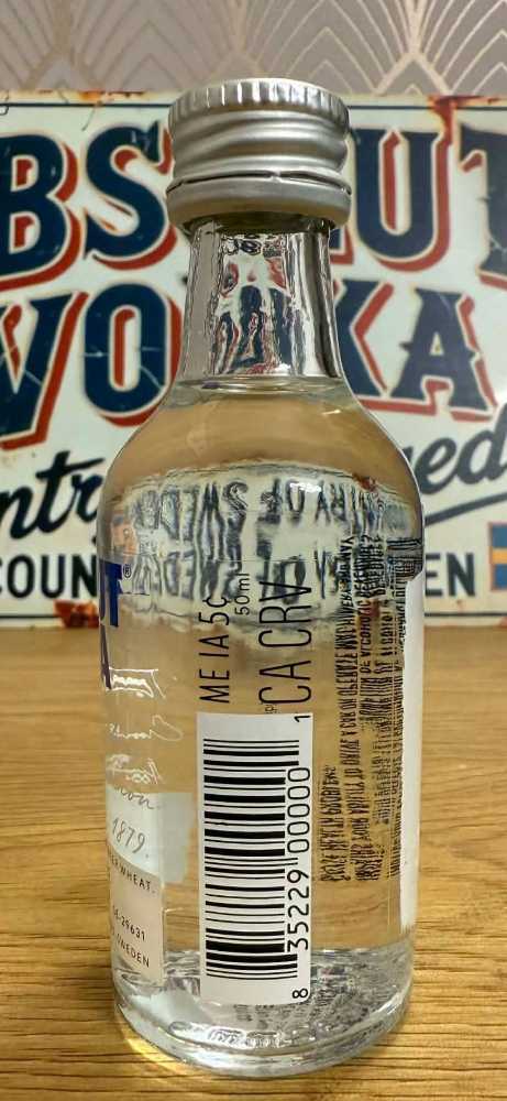 Absolut Vodka - Absolut Spirits Co. (50 mL) alcohol collectible - Main Image 2