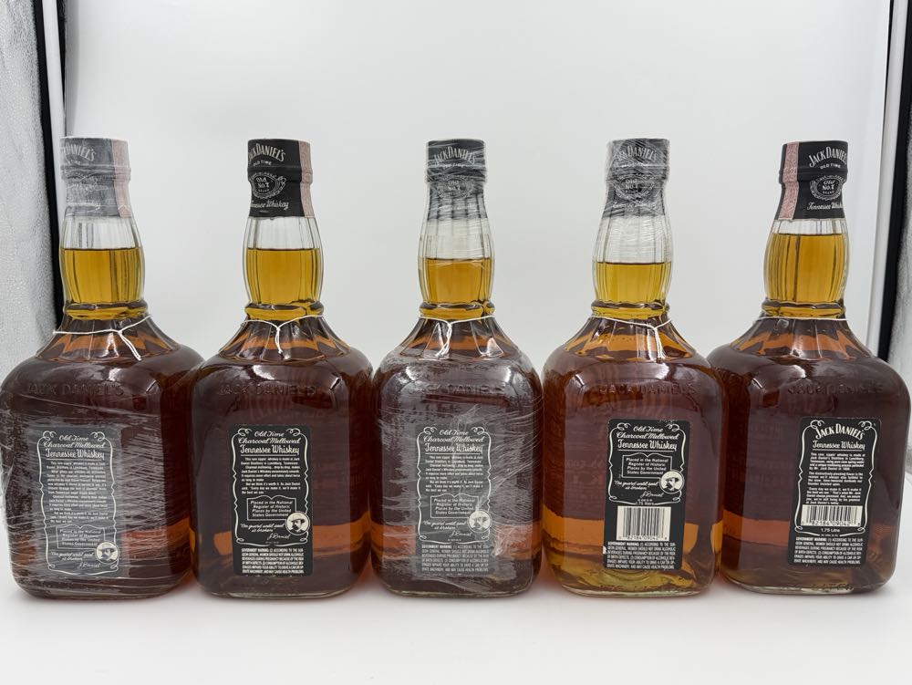 Jack Daniels Black Label 1.75L Short Squat Stumpy - Jack Daniels Distillery (1.75 L) alcohol collectible - Main Image 2