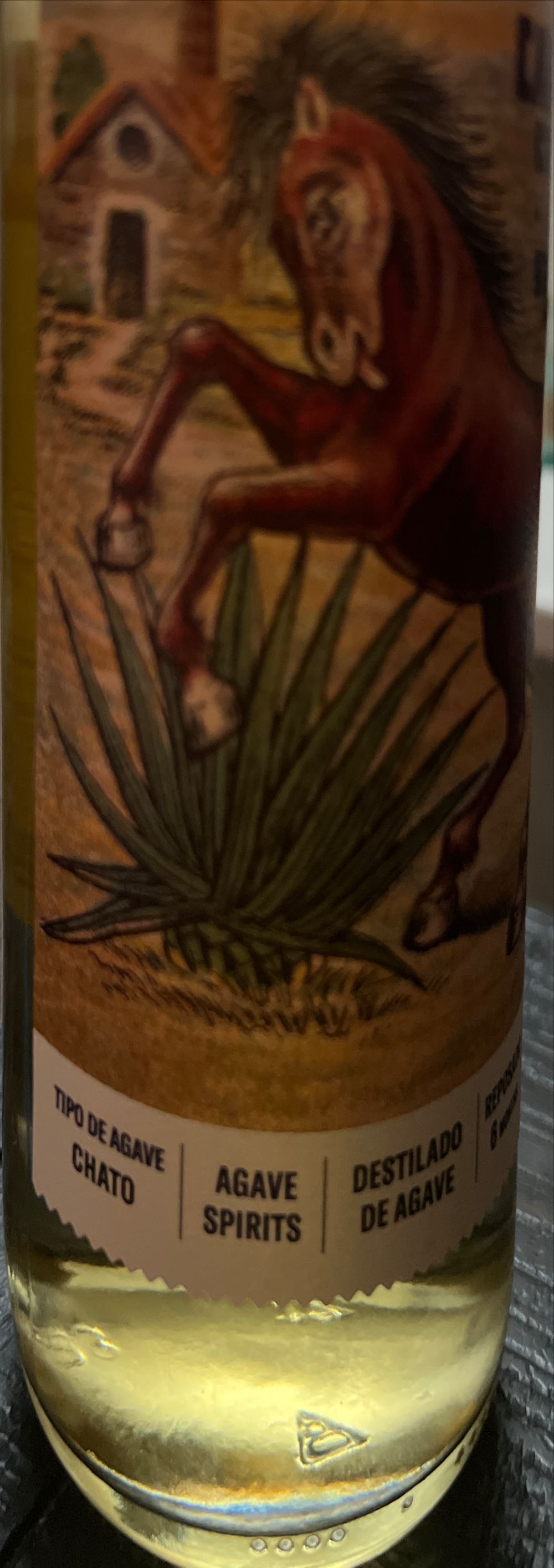 Caballito Cerrero Reposado Chato Colorado - Caballito Cerrero (750 mL) alcohol collectible [Barcode 850016427489] - Main Image 4