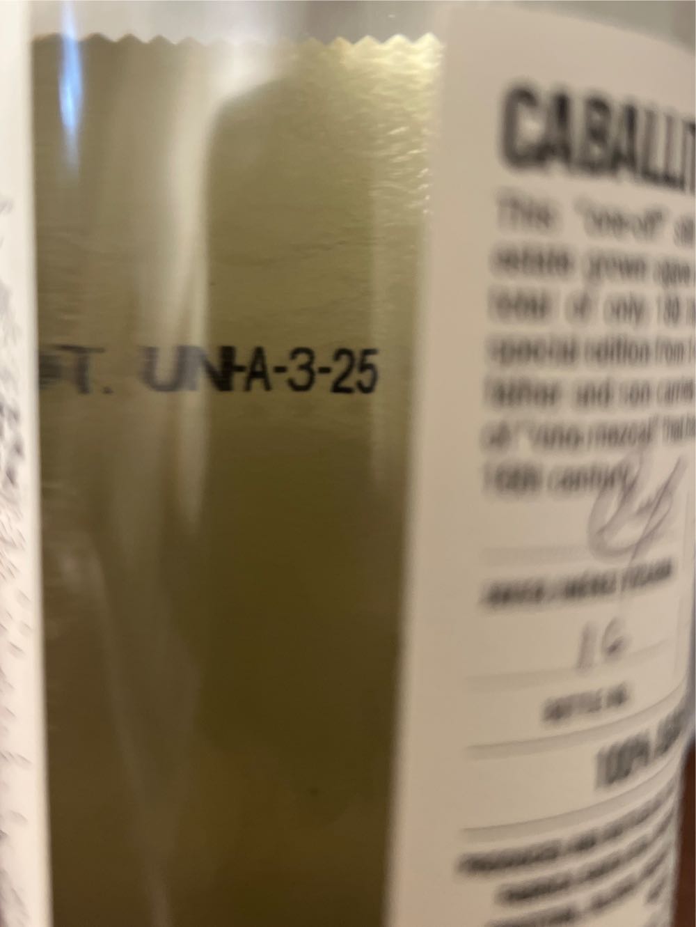 Caballito Cerrero Unicorn Azul Blanco - Caballito Cerrero (750 mL) alcohol collectible [Barcode 850016427151] - Main Image 3