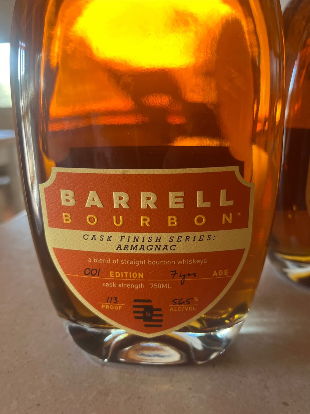 Barrell Bourbon Armagnac cask finish  alcohol collectible [Barcode 850053456503] - Main Image 2
