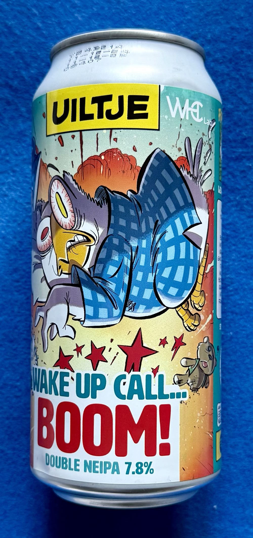 Wake Up Call... Boom! - Uiltje Brewing Company (440 mL) alcohol collectible [Barcode 8721055140634] - Main Image 2