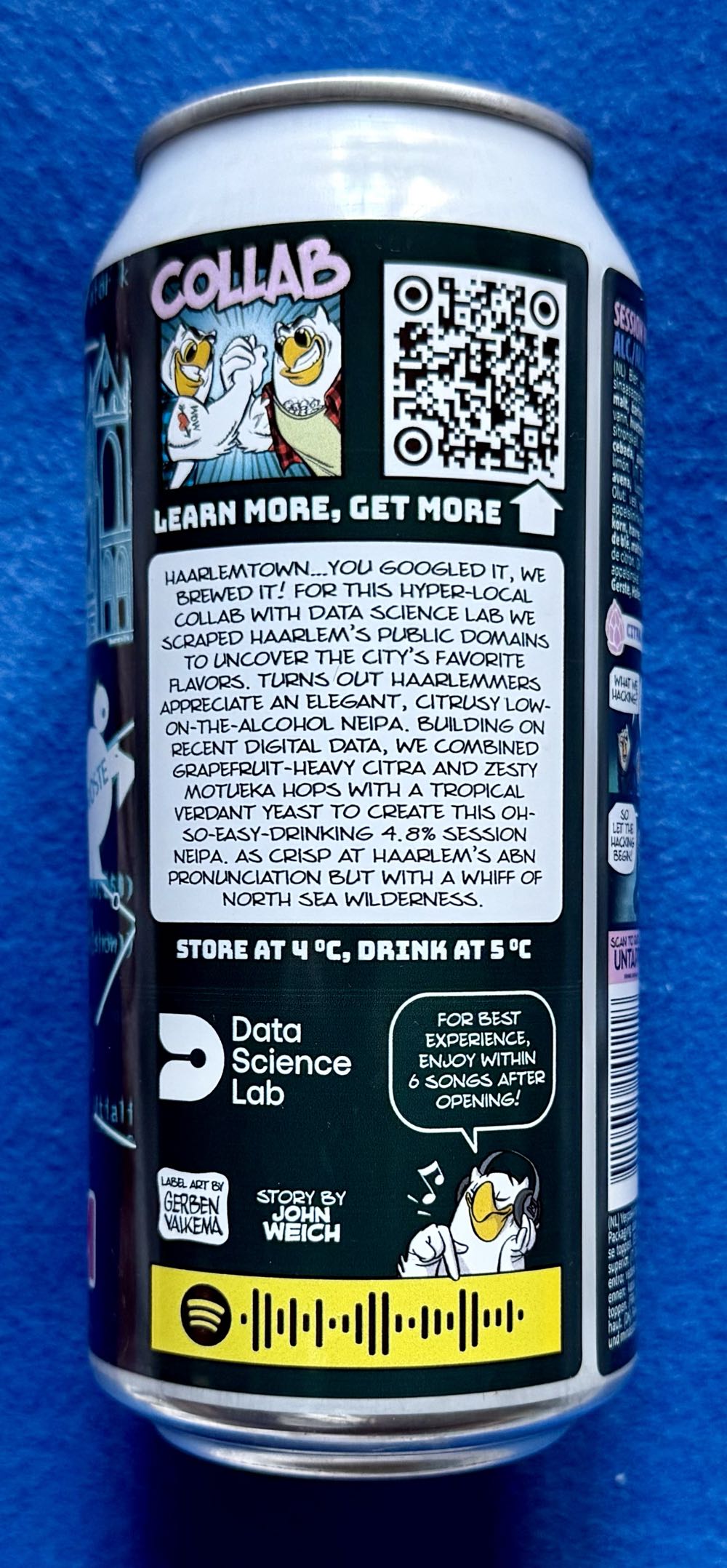 Data Driven Haarlem - Uiltje Brewing Company (440 mL) alcohol collectible [Barcode 8721055142218] - Main Image 4