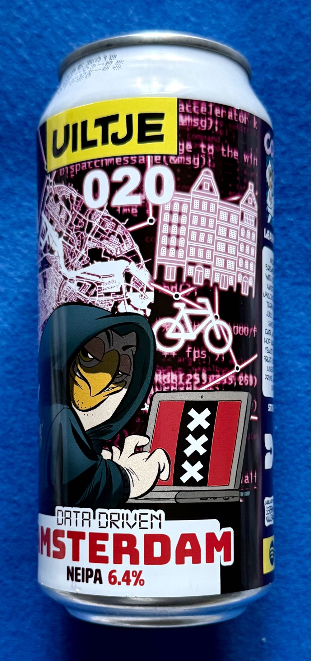 Data Driven Amsterdam - Uiltje Brewing Company (440 mL) alcohol collectible [Barcode 8721055142232] - Main Image 2