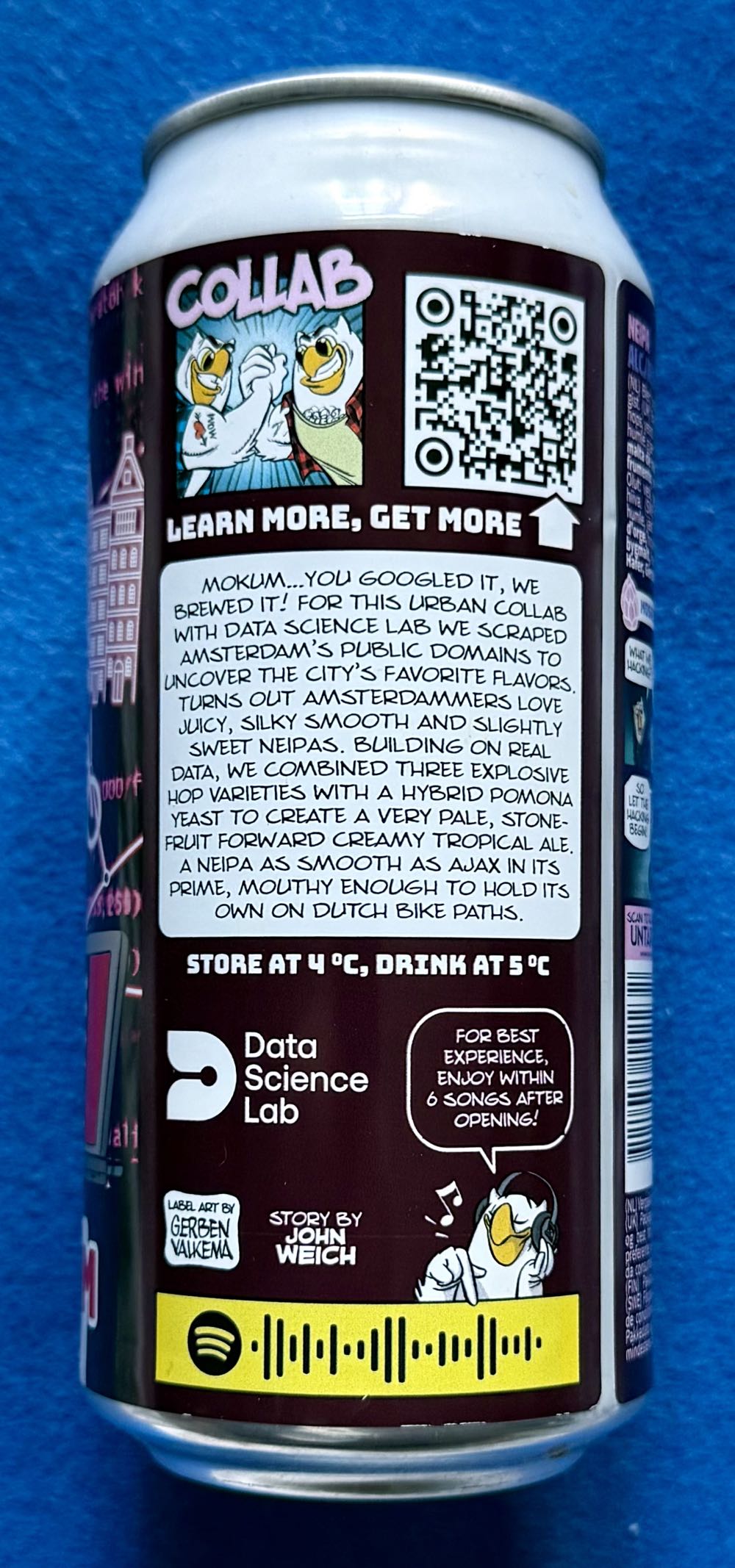 Data Driven Amsterdam - Uiltje Brewing Company (440 mL) alcohol collectible [Barcode 8721055142232] - Main Image 4