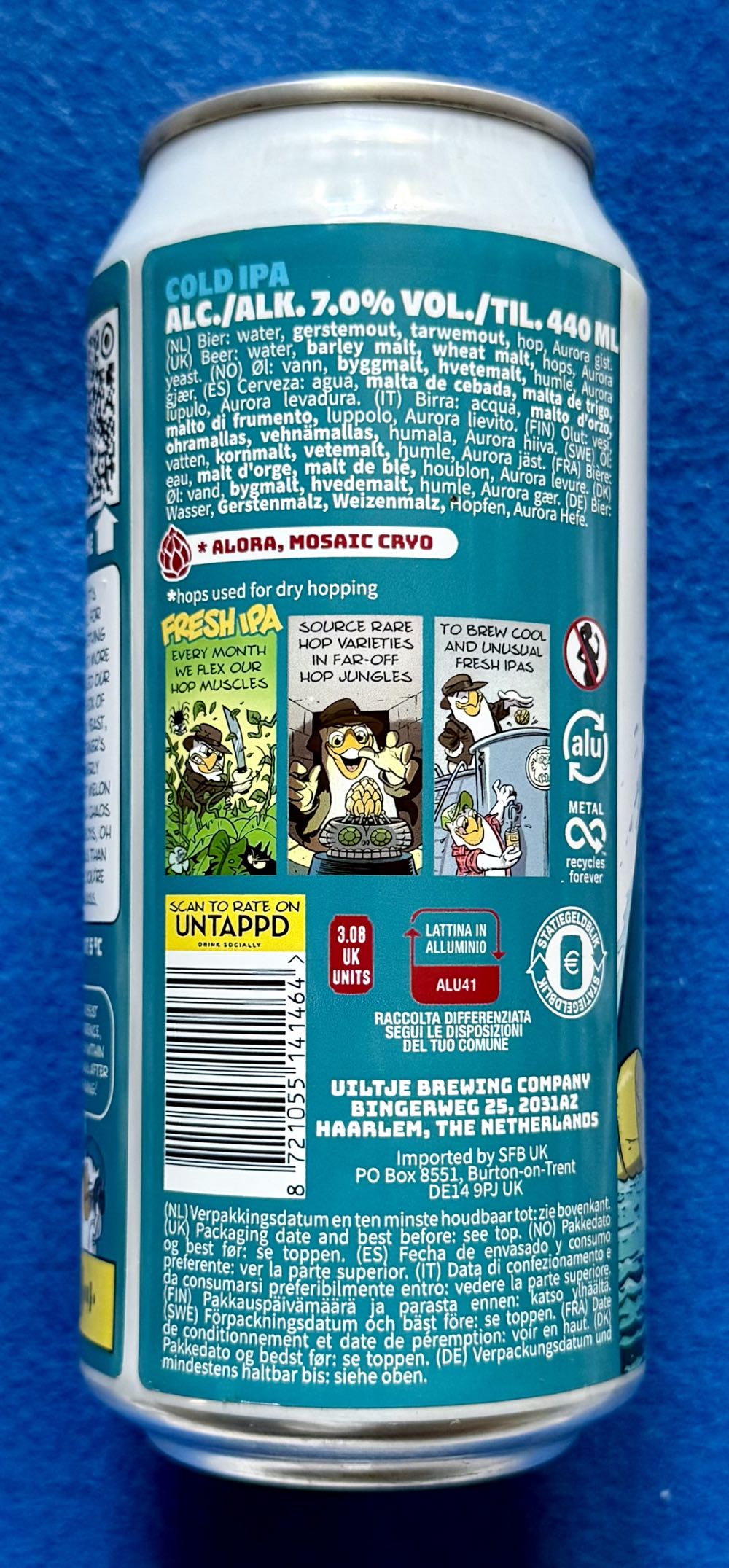 You’re Gonna Need A Bigger Boat - Uiltje Brewing Company (440 mL) alcohol collectible [Barcode 8721055141464] - Main Image 3