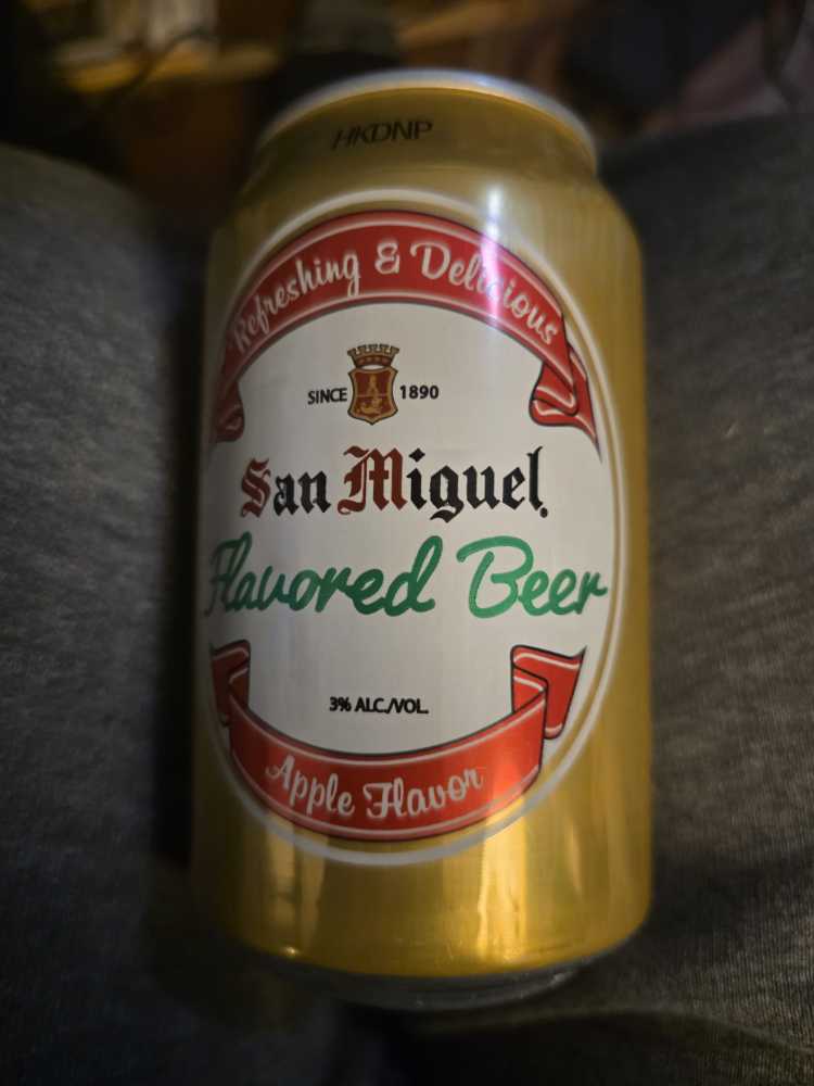San Miguel Apple In Can 330ml Beer Miguel Bagong  alcohol collectible [Barcode 4801032285047] - Main Image 3