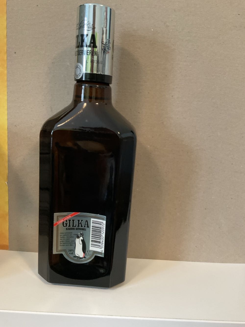 Gilka Kaiser Kümmel 38% Vol. Kümmel 05 38% Bio Kummel Kaiserkümmel  alcohol collectible [Barcode 4038400120970] - Main Image 2