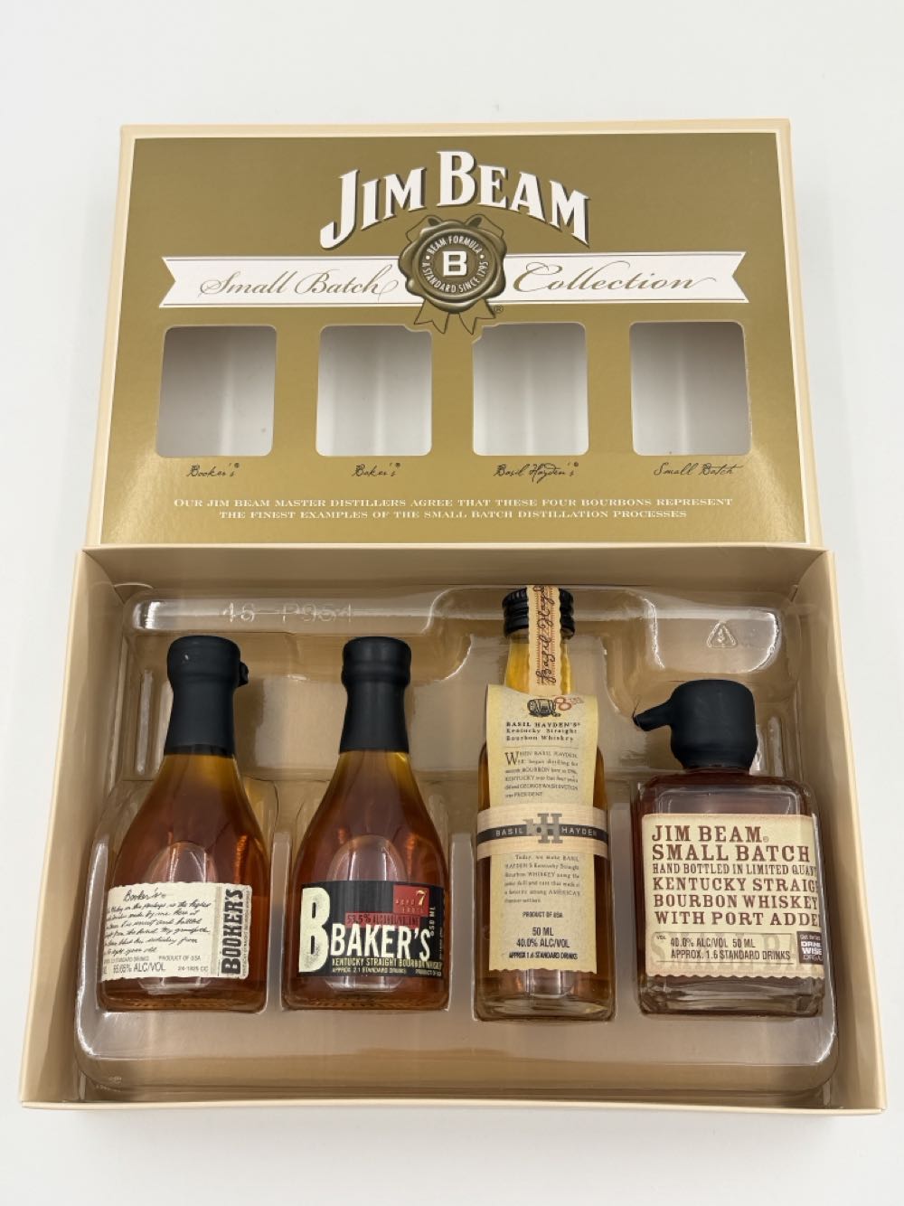 Jim Beam Small Batch Collection 4 X 50ml - James B. Beam Distilling Co. (Jim Beam), Clermont, Kentucky (50 mL) alcohol collectible - Main Image 3