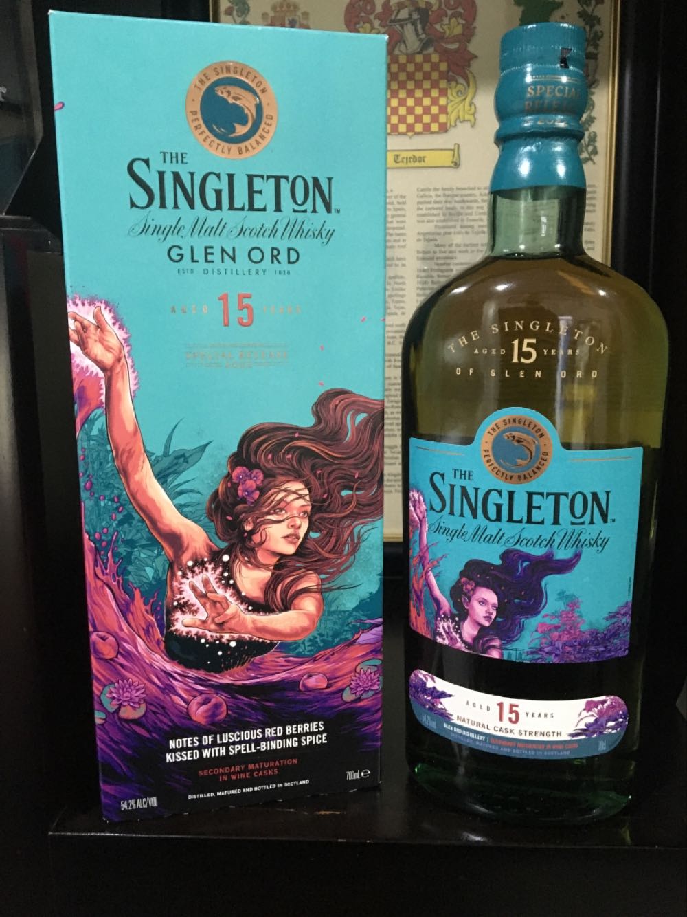 Singleton Glen Ord 15 Year Old Single Malt Whisky 700ml Special Of Release  (700 mL) alcohol collectible [Barcode 9310495088058] - Main Image 2