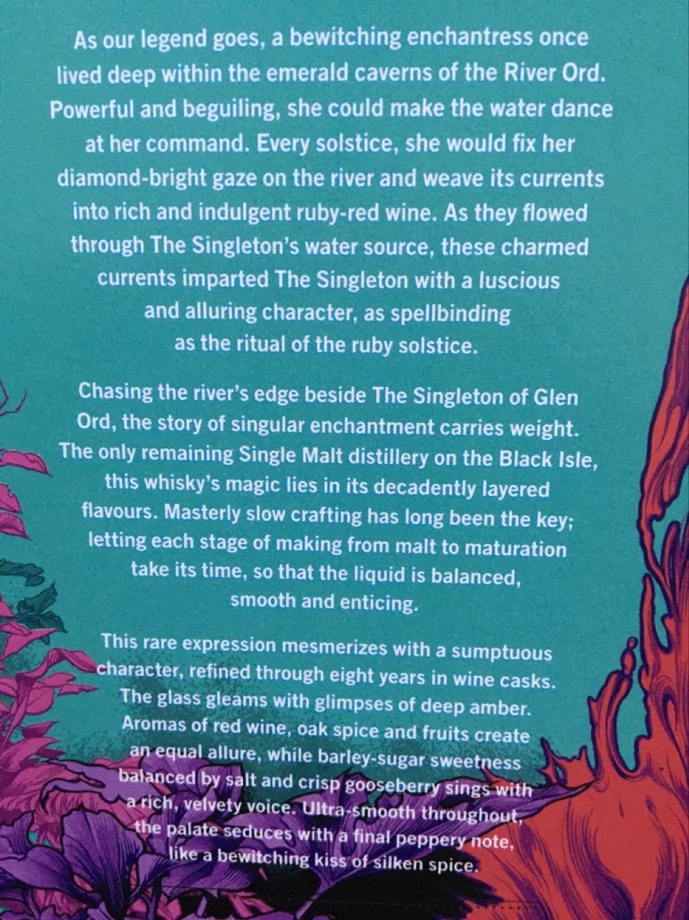 Singleton Glen Ord 15 Year Old Single Malt Whisky 700ml Special Of Release  (700 mL) alcohol collectible [Barcode 9310495088058] - Main Image 4