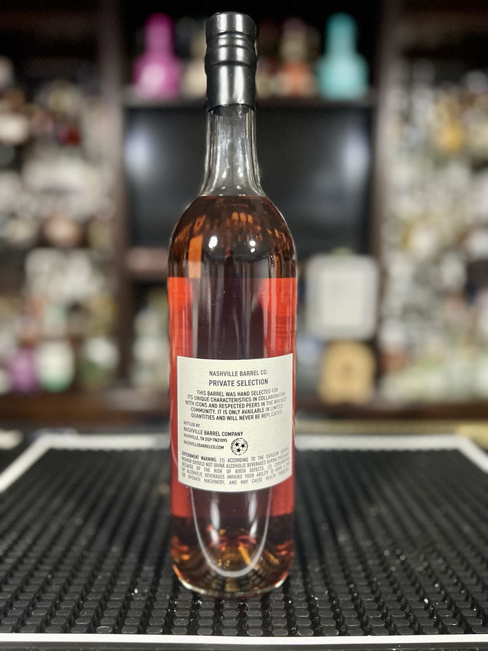 Nashville Barrel Company - Fuck Cancer Single Barrel  (750 mL) alcohol collectible - Main Image 2