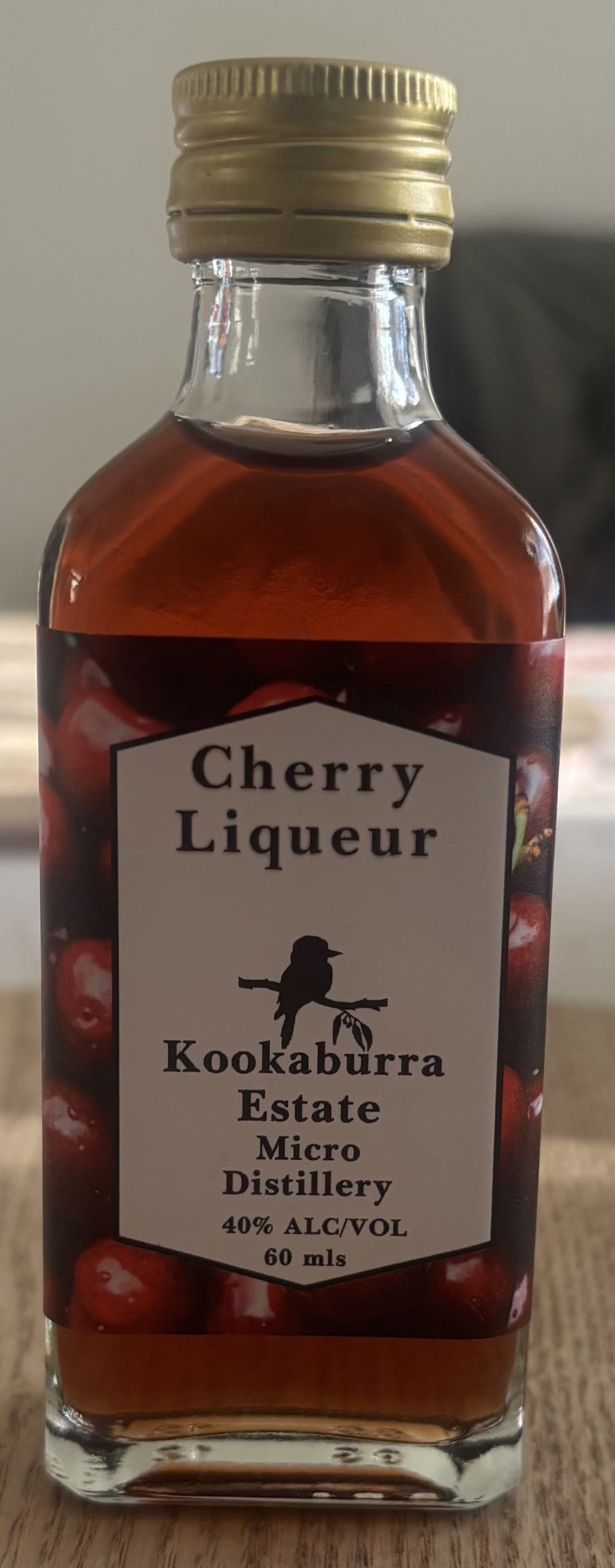 Kookaburra Estate Cherry Liqueur - Kookaburra Estate (60 mL) alcohol collectible - Main Image 2