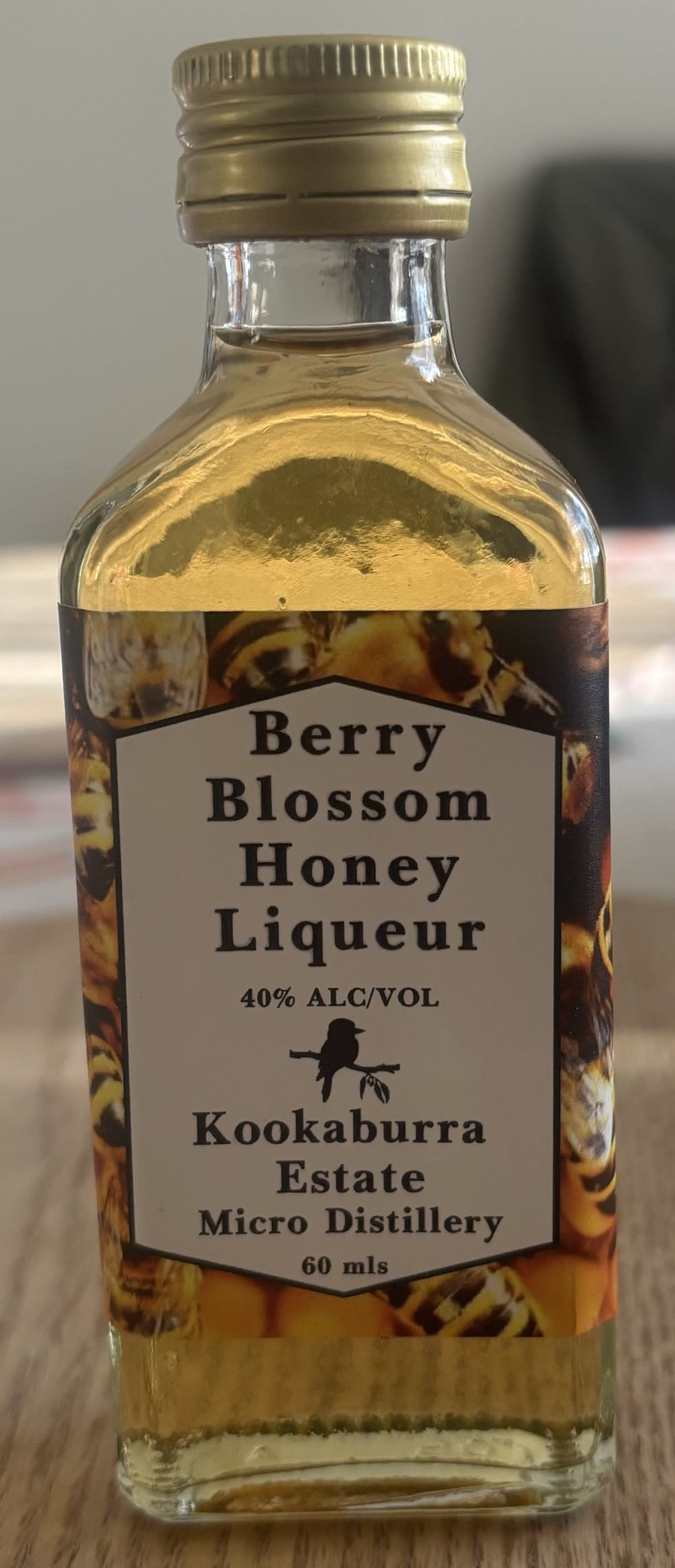 Kookaburra Estate Berry Blossom Honey Liqueur - Kookaburra Estate (60 mL) alcohol collectible - Main Image 2