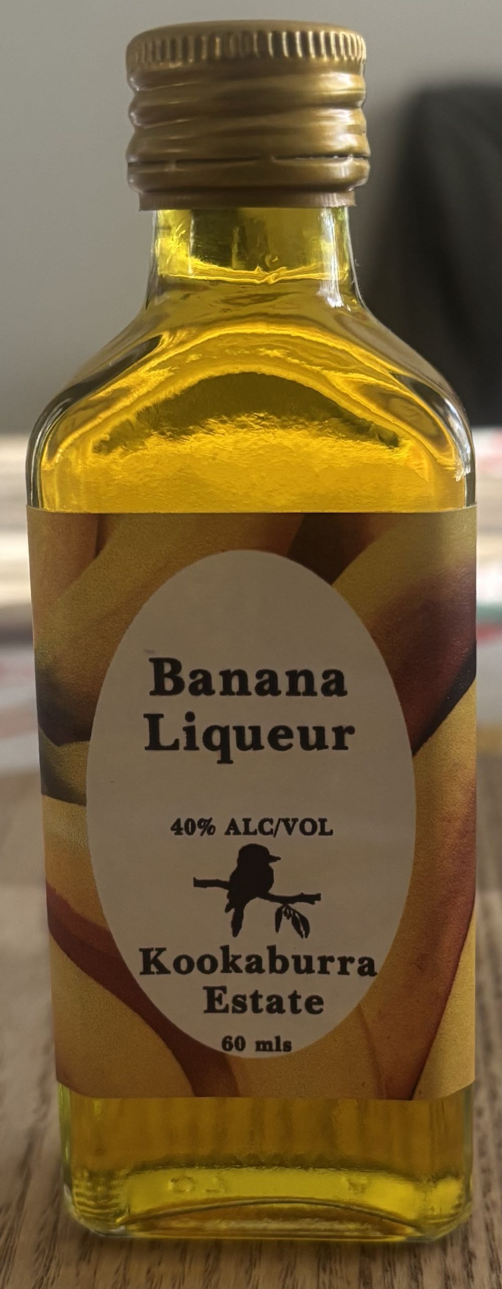 Kookaburra Estate Banana Liqueur - Kookaburra Estate (60 mL) alcohol collectible - Main Image 2