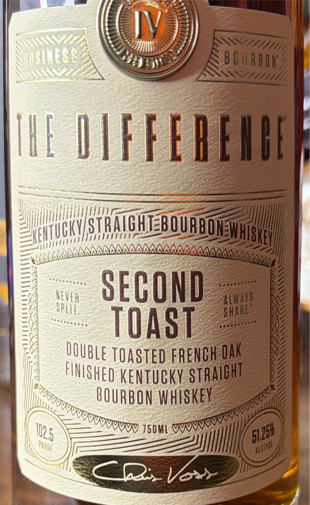 The Difference - Bardstown Bourbon Company (750 mL) alcohol collectible [Barcode 860012940530] - Main Image 3