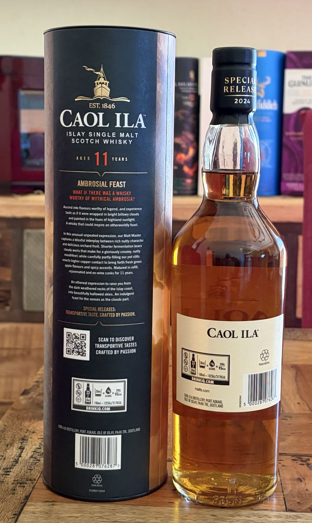 COAL ILA 11y Special Release 2024 Ambrosial Feast Islay Single Malt Scotch Whisky - The Caol Ila Distillery (700 mL) alcohol collectible [Barcode 5000281076287] - Main Image 2