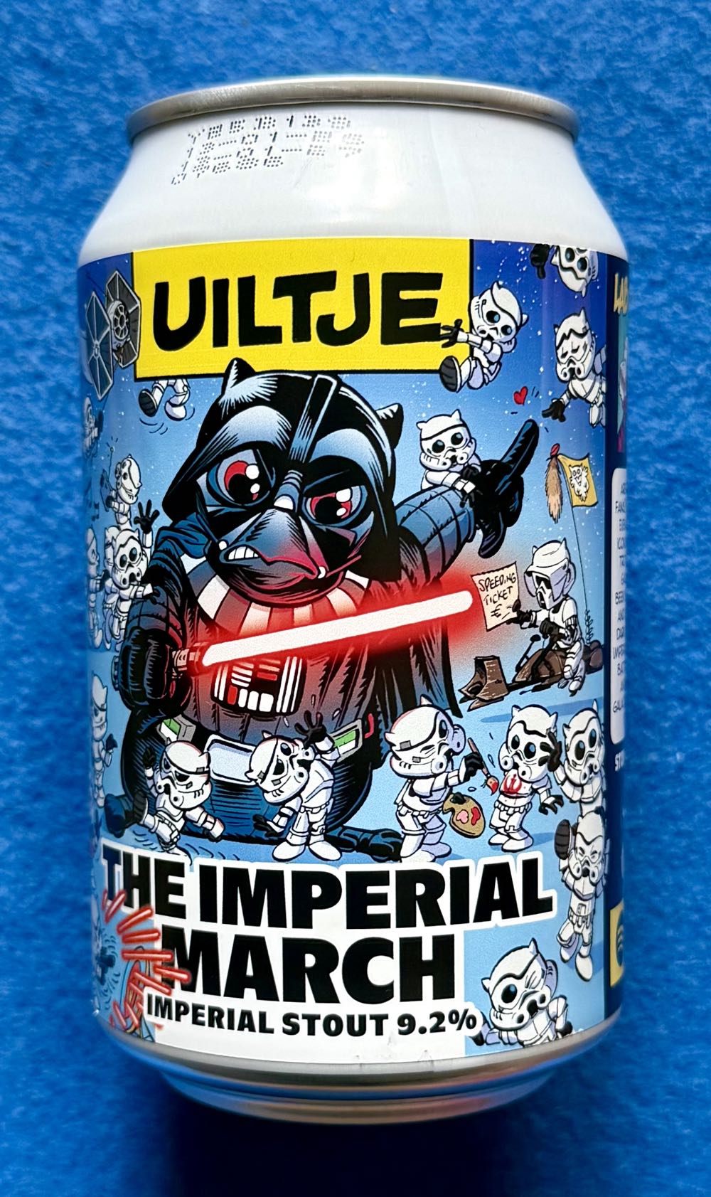 The Imperial March - Uiltje Brewing Company (330 mL) alcohol collectible [Barcode 8721055142782] - Main Image 2