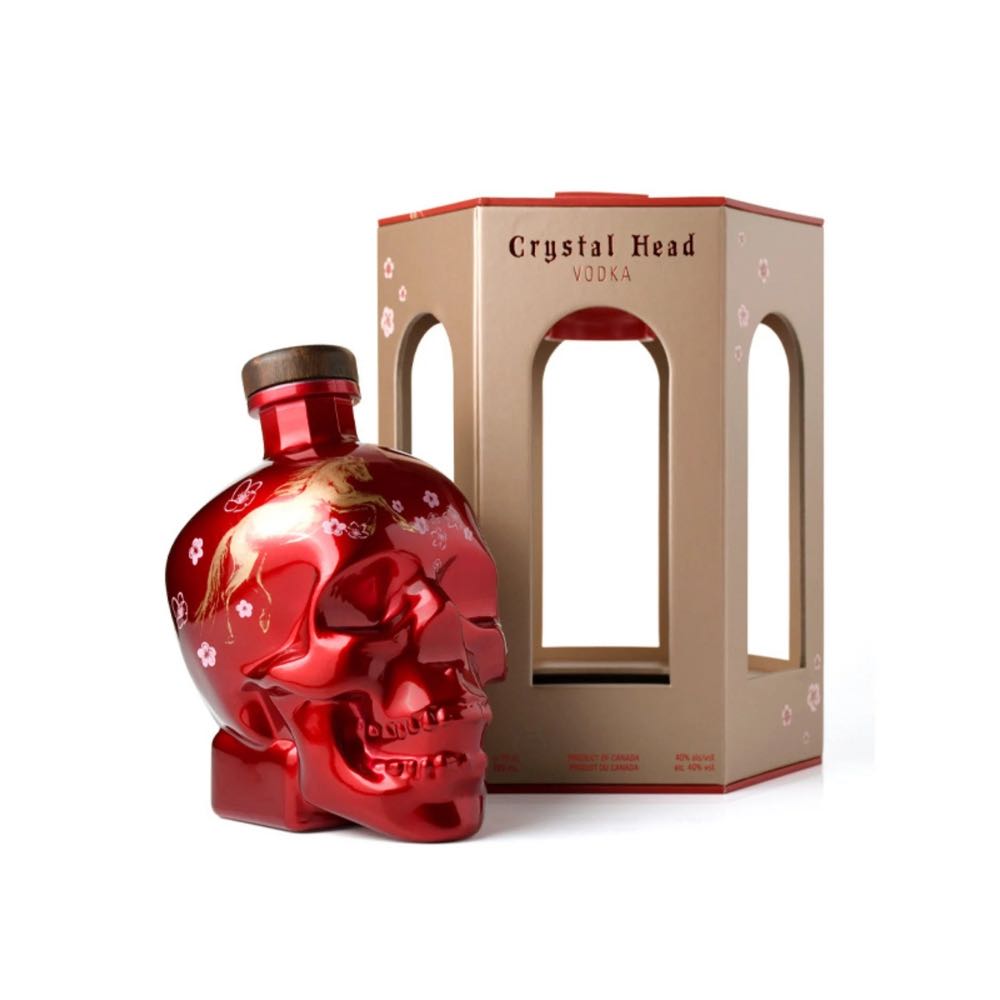 Crystal Head Vodka Lunar Year Of The Horse Edition - Globefill Inc (700 mL) alcohol collectible [Barcode 627040412763] - Main Image 2