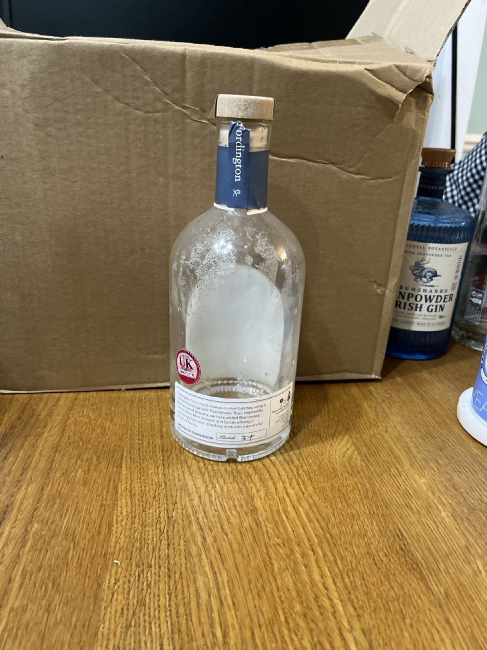 Fordington Gin - Fordington Gin (Dorchester, Dorset, England, UK) (70cl (likely; common retail size for Fordington Gin)) alcohol collectible - Main Image 2