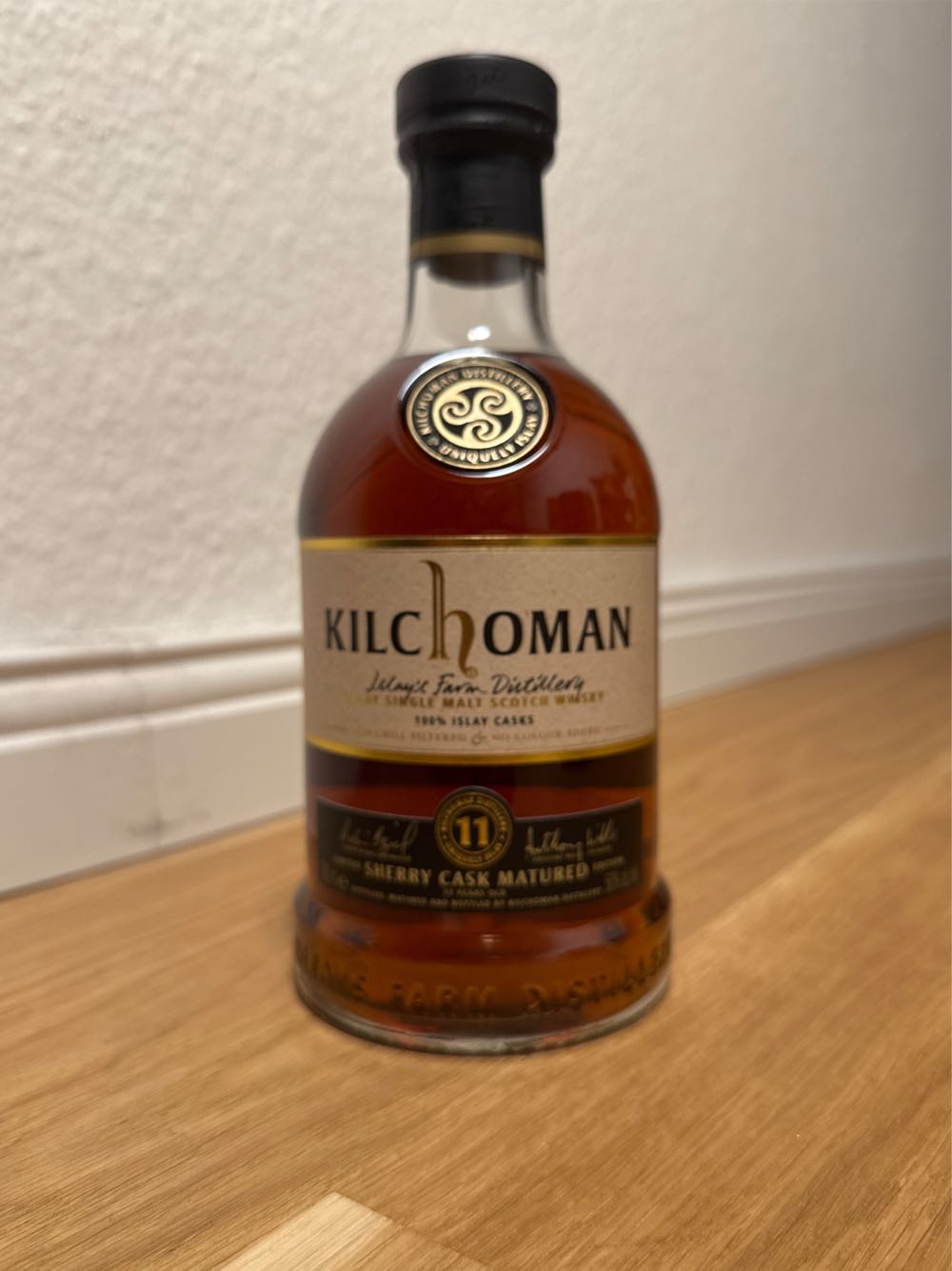 Kilchoman 100% Islay Sherry Cask Matured 11 Years Old - Kilchoman Distillery (700 mL) alcohol collectible [Barcode 5060210708801] - Main Image 2