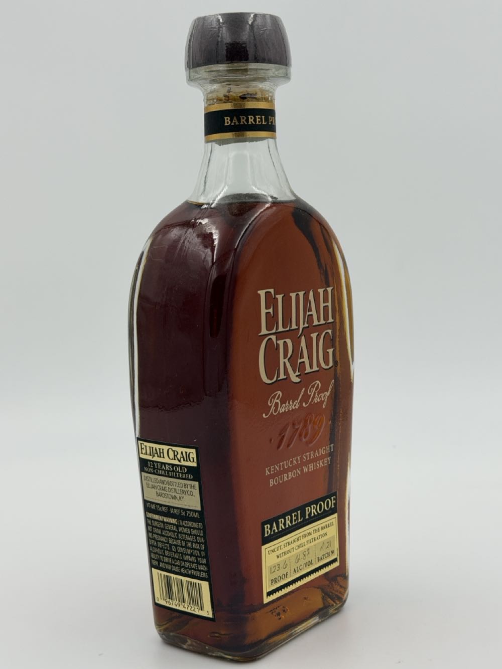 Elijah Craig Barrel Proof A121 - Elijah Craig Distillery (750 mL) alcohol collectible - Main Image 2