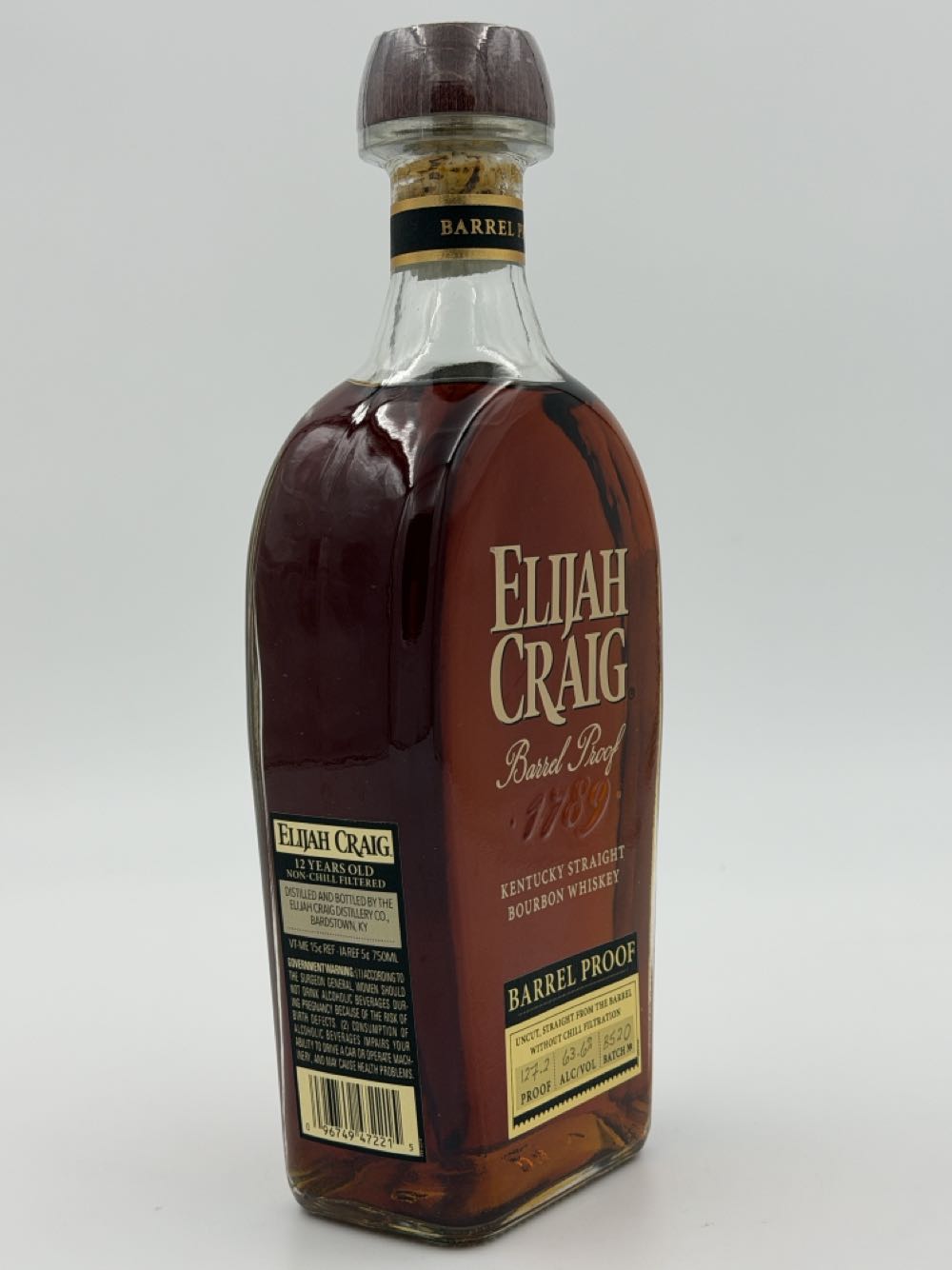 Elijah Craig Barrel Proof B520 - Elijah Craig Distillery (750 mL) alcohol collectible - Main Image 2