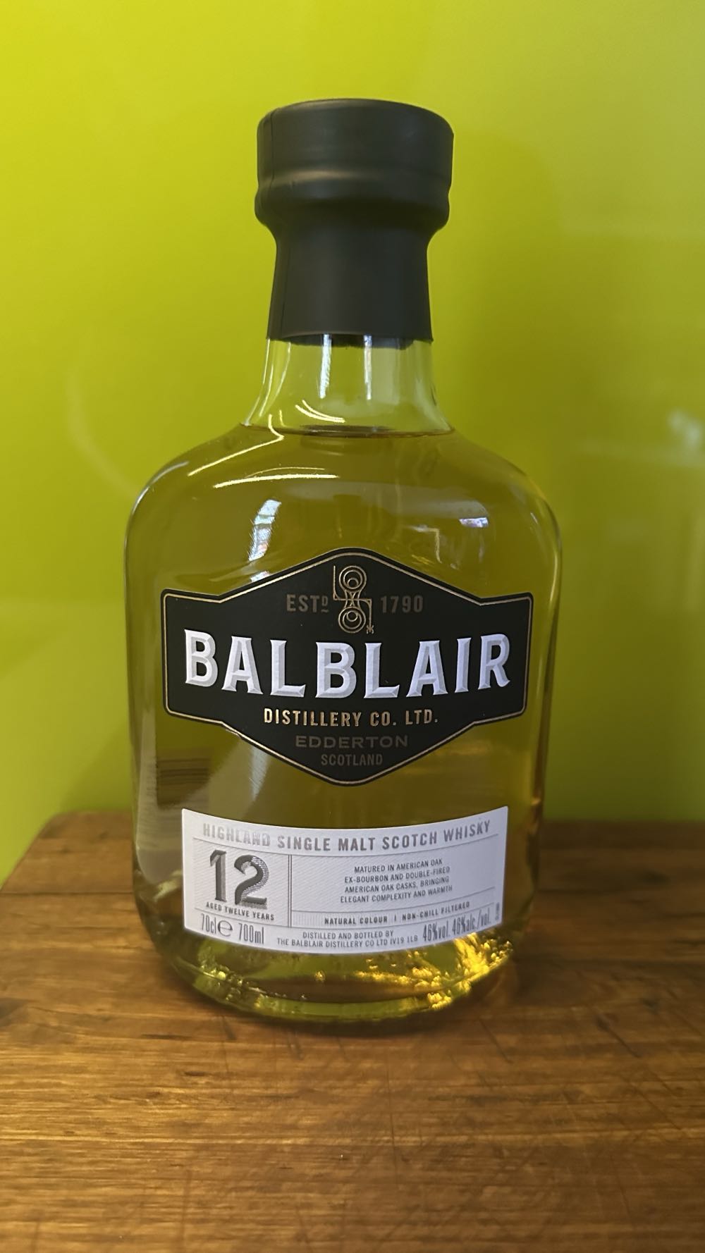 Balblair 12 Year Old Highland Single Malt Scotch Whisky Years - The Balblair Distillery (700 mL) alcohol collectible [Barcode 5010509881548] - Main Image 4