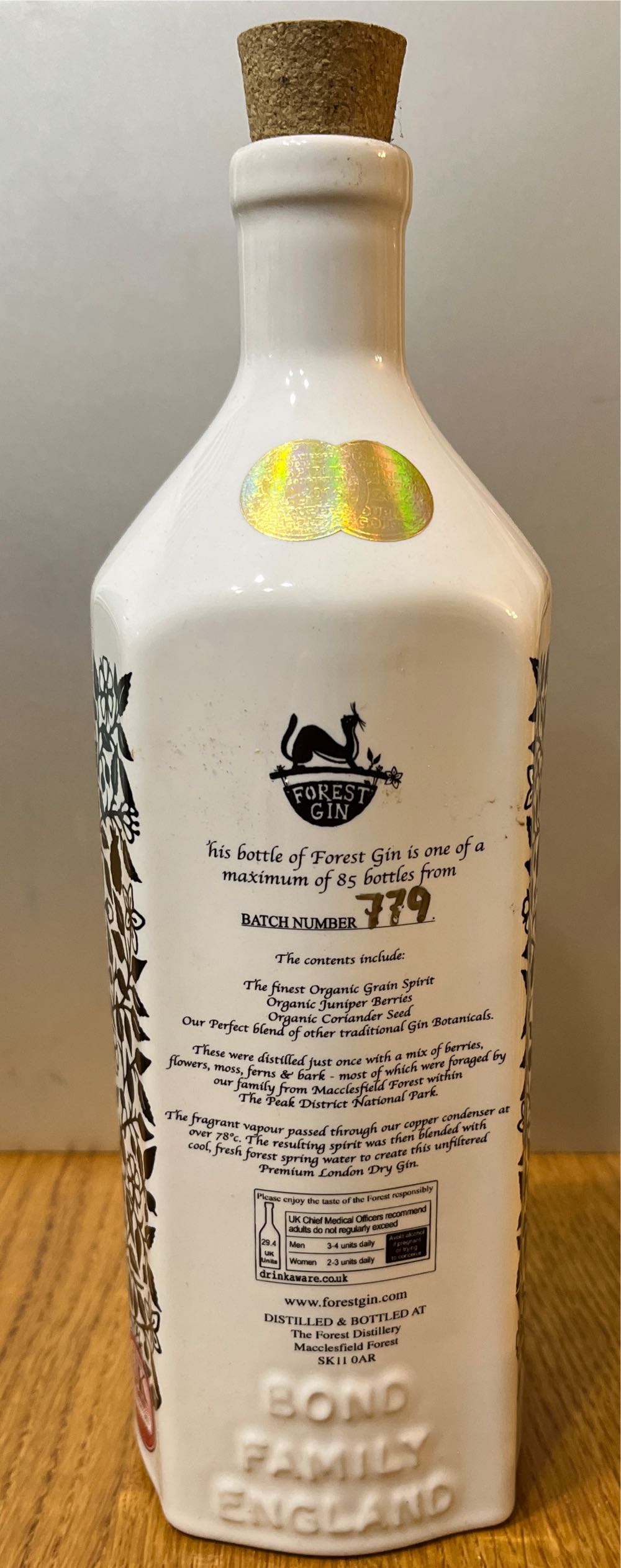 Forest Gin - Forest Distillery (700 mL) alcohol collectible [Barcode 799439696877] - Main Image 2