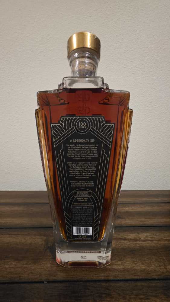 Remus Gatsby Reserve 15 yr - Ross & Squibb Distillery (750 mL) alcohol collectible - Main Image 2
