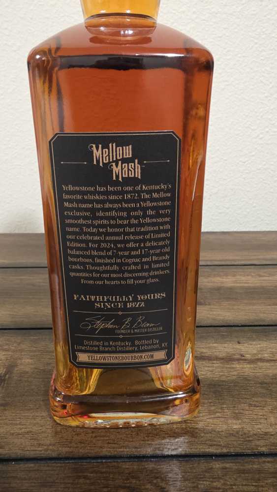 Yellowstone Limited Edition 2024 Bourbon - Bottled by Limestone Branch Distillery Co. (750 mL) alcohol collectible - Main Image 2