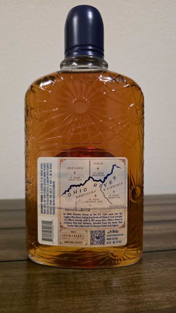 Chicken Cock Miller’s Reserve American Whiskey - Grain & Barrel Spirits (750 mL) alcohol collectible - Main Image 2