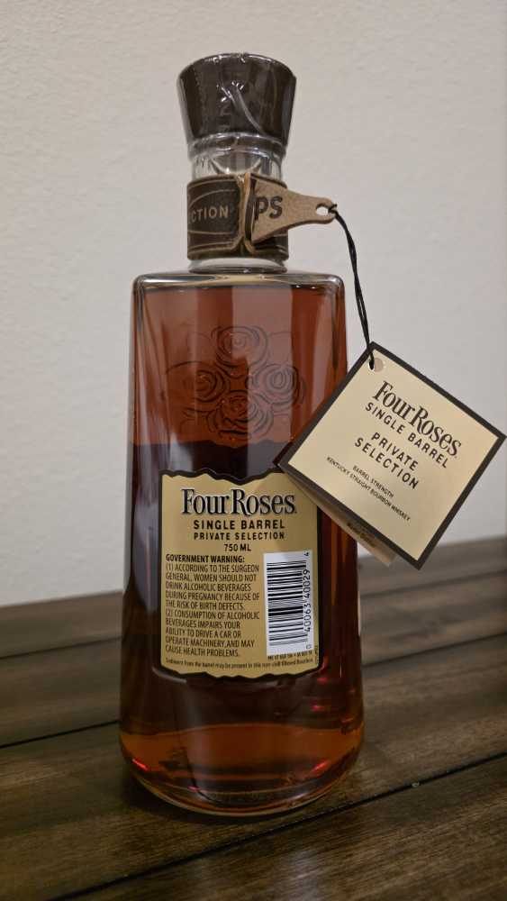 Four Roses Private Selection Single Barrel Strength - Four Roses Distillery LLC (750 mL) alcohol collectible - Main Image 2