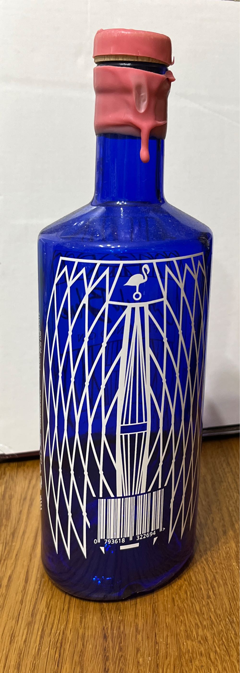 Cornish Blue Flamingo Gin - Mother’s Ruin 1751 (700 mL) alcohol collectible [Barcode 793618322694] - Main Image 3