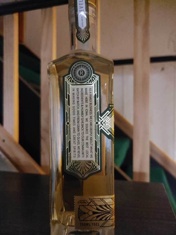 Revelton Barrel Rested Gin - Revelton Distilling Co. (750 mL) alcohol collectible [Barcode 810043690041] - Main Image 2