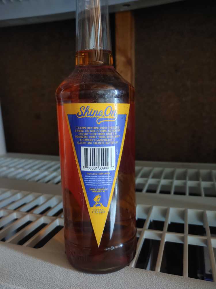 Corey Hart’s Ballpark Shine  - Central Standard Craft Distillery (750 mL) alcohol collectible [Barcode 850061609007] - Main Image 2