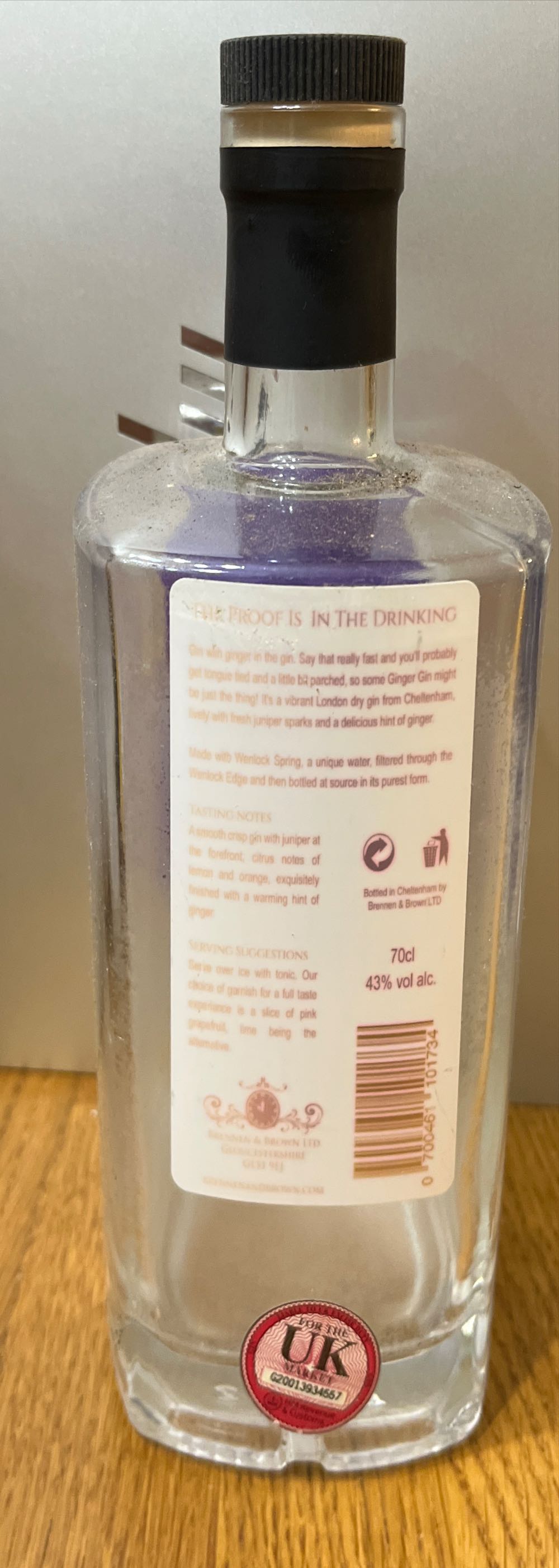 Brennen &Brown There’s Always Time For Gin - Brennen & Brown (700 mL) alcohol collectible - Main Image 2