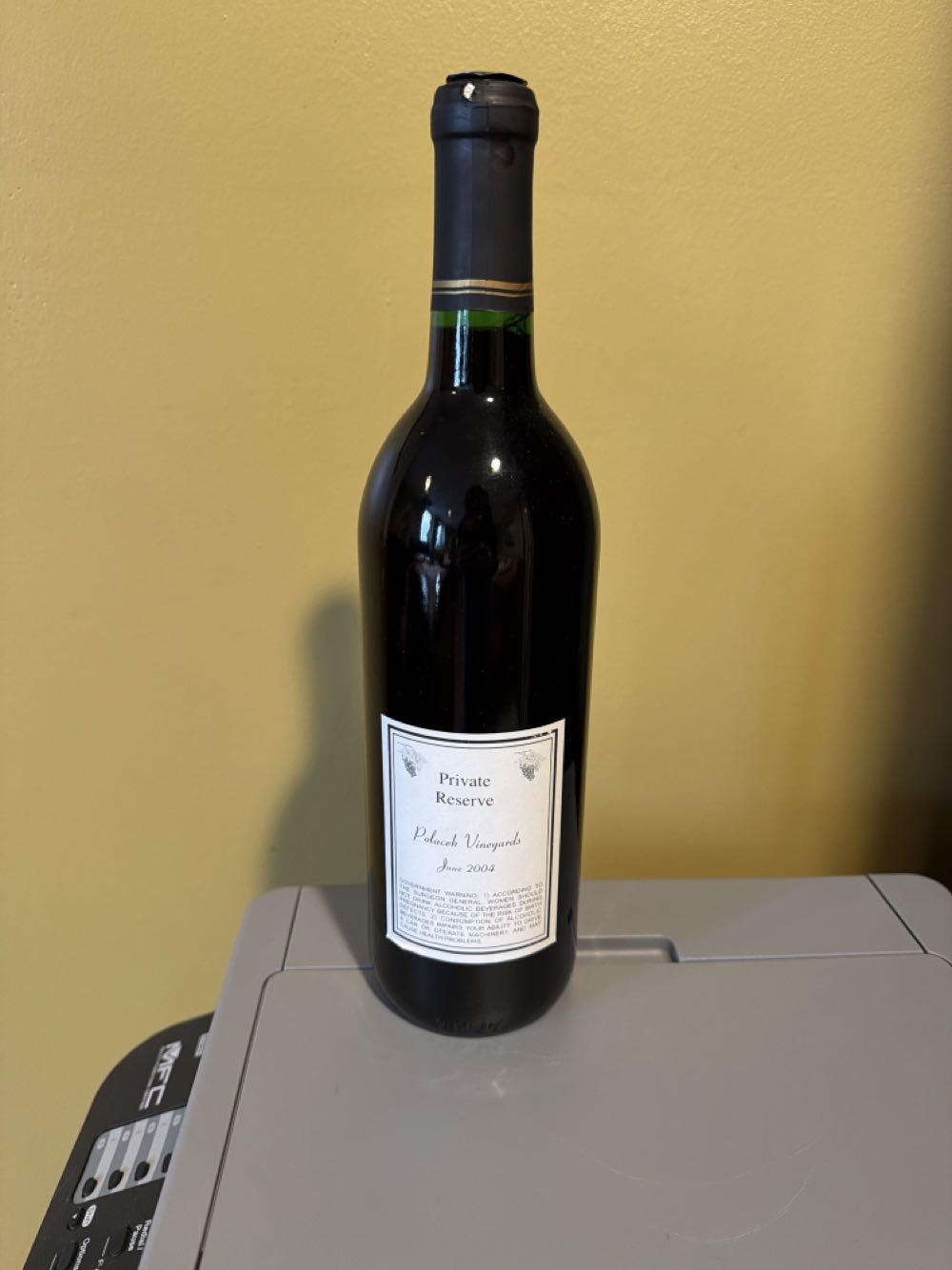 Sicilian Primitivo Syrah - Polachek Vineyards alcohol collectible - Main Image 2