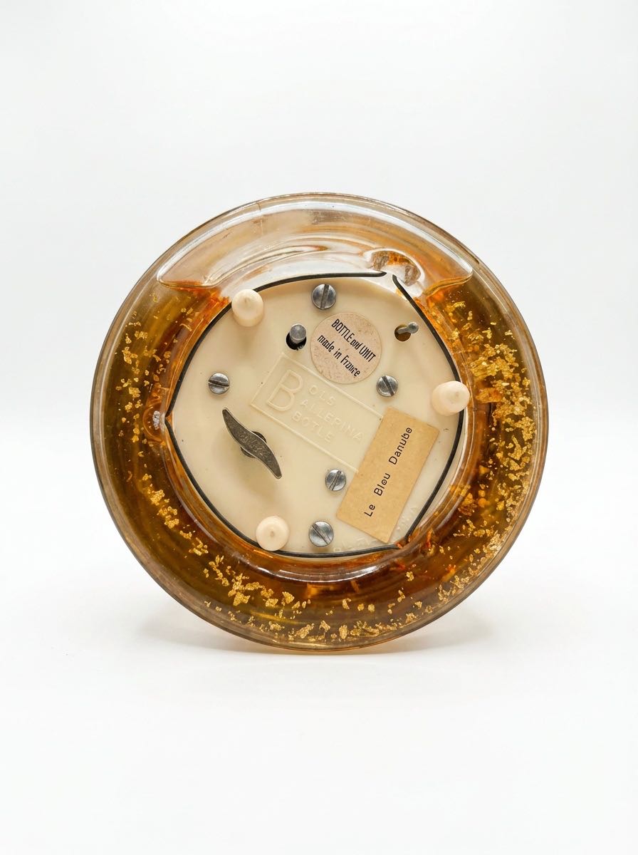 Ballerina Musical Bottle (Le Bleu Danube) - Bols (Lucas Bols) (50 cl (likely; 9–9 3/4 in tall, ~4 3/4 in diameter)) alcohol collectible - Main Image 2