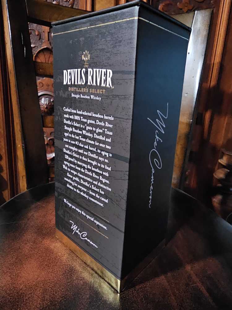 Devil’s River Distiller’s Select  - Devils River Distillery (750 mL) alcohol collectible [Barcode 189854000050] - Main Image 4