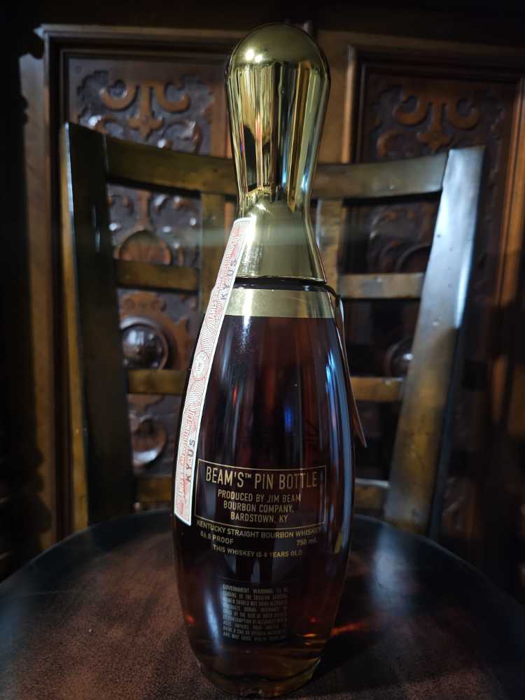 Beam’s Pin-Bottle 8yr KY Straight Bourbon  - Jim Beam Bourbon Company (750 mL) alcohol collectible - Main Image 2