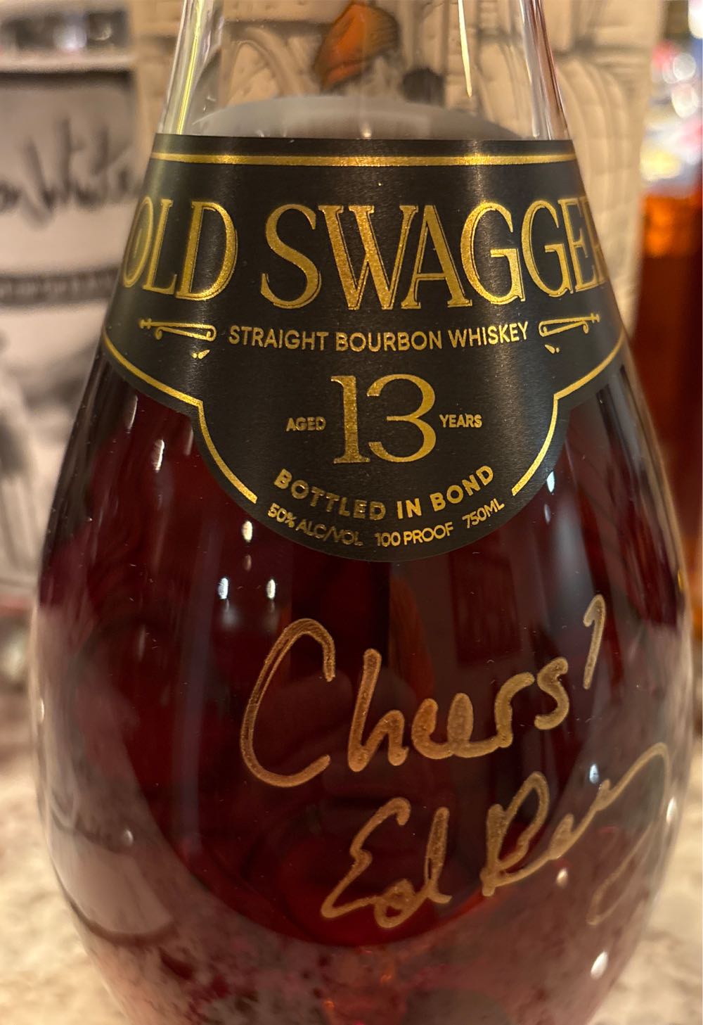 Old Swagger 13 yr bib - Rising Tide Spirits (750 mL) alcohol collectible [Barcode 860010921043] - Main Image 2