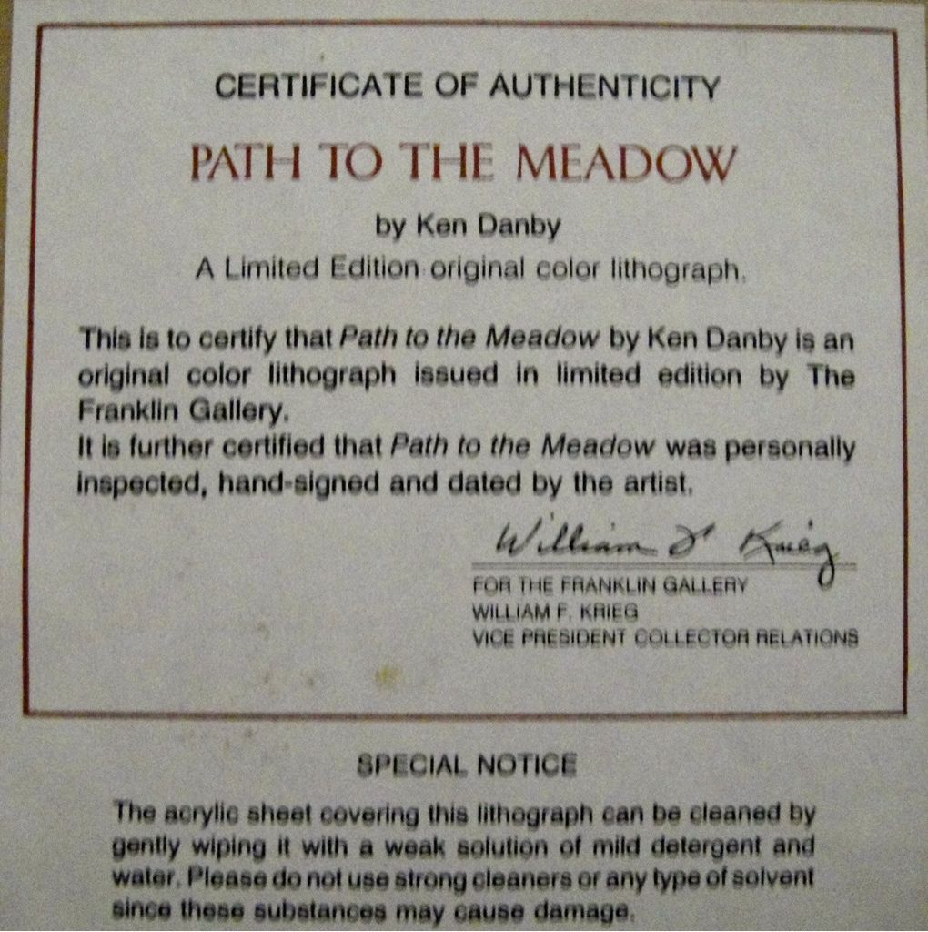 106 - Ken Danby art collectible - Main Image 2